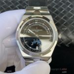 TW Factory Vacheron Constantin Retrograde Overseas Black Moon Dial Steel 41mm Watches
